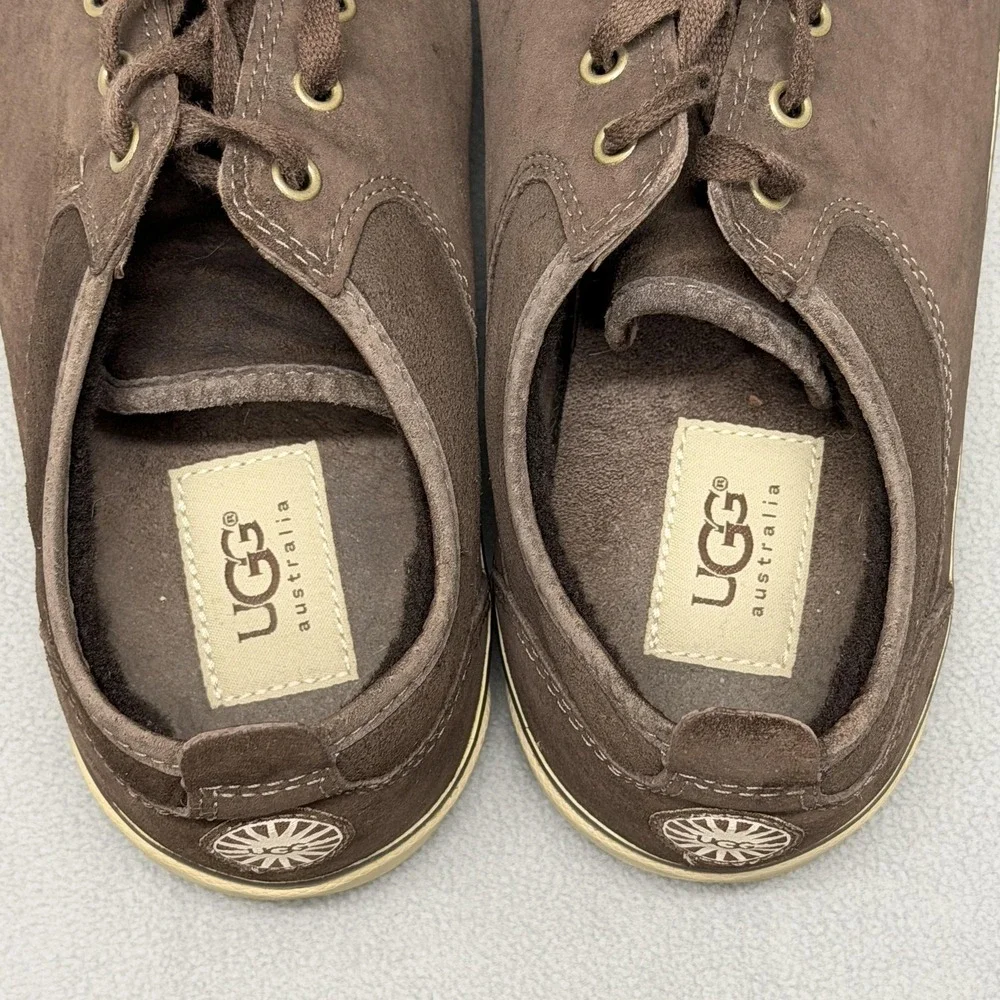 UGG Evera Shoes Womens Size 10‎ Brown Suede Low Top Casual Sneaker 1888
